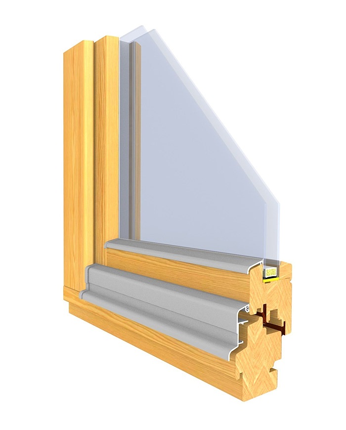 Okna drewniane Nexbau Classica 68